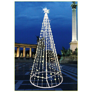ALBERO LUM.3D C/STELLA 576LED CALDA CM80X200