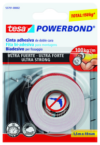 TESA BIADESIVO POWERBOND TESA ML.1,5X19MM.